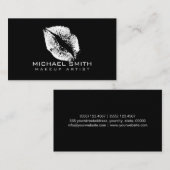 ホワイトリップメイクアップアーティスト 名刺 (正面/裏面)