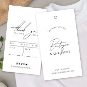 ホワイトリテールラベルミニマリスト衣料品価格ラベル