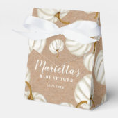 ホワイトリトルカボキンクラフト秋ベビーシャワー フェイバーボックス (正面サイド)