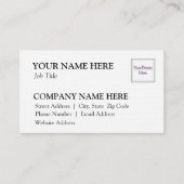 ホワイトリネンの名刺 名刺 (正面)