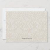 ホワイトリハエレガントーサルディナー招待状 招待状 (裏面)