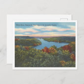 ホワイトリバーアーカンサスミズーリオザークヴィンテージシーン ポストカード (正面/裏面)