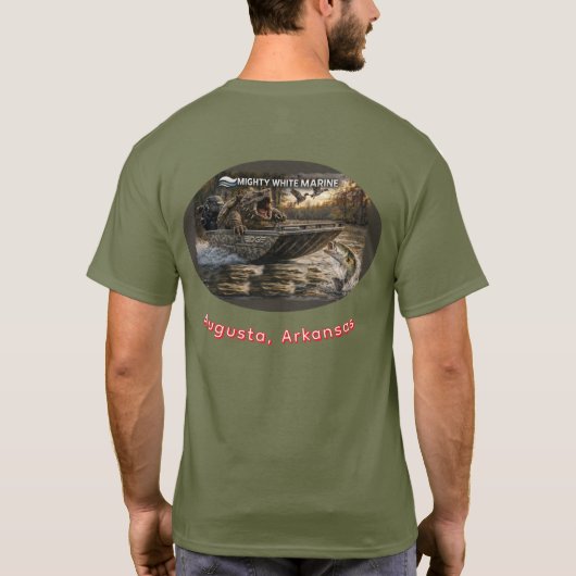 ホワイトリバー Tシャツ (裏面)