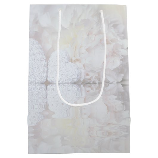 ホワイトリフレクション結婚ズサンキュー抱き枕 ミディアムペーパーバッグ (裏面)