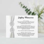 ホワイトリボンダイヤモンドインフィニティ安全対策 エンクロージャーカード (スタンド正面)