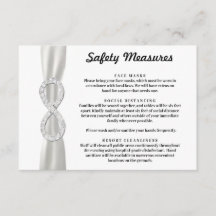 ホワイトリボンダイヤモンドインフィニティ安全対策