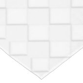 ホワイトリボン認識度市松模様にスタイル テーブルクロス (アングル)