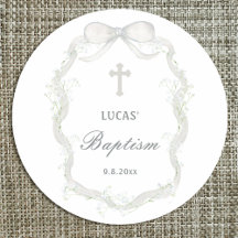 ホワイトリボン赤ん坊の呼吸洗礼