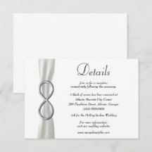 ホワイトリボン シルバーインフィニティ ウェディング詳細