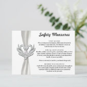 ホワイトリボン シルバースワン 安全対策 エンクロージャーカード (スタンド正面)