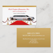 ホワイトリムジンビジネスカード 名刺 (正面/裏面)