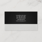 ホワイトリムジン | 運転サービス 名刺 (裏面)