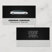 ホワイトリムジン | 運転サービス 名刺 (正面/裏面)