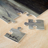 ホワイトリラックの花瓶とバラ | エドゥアルマネ ジグソーパズル (側面)