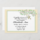 ホワイトリリークリスチャン招待状 招待状 (正面/裏面)