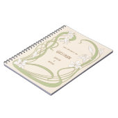 ホワイトリリーズゲストブック ノートブック