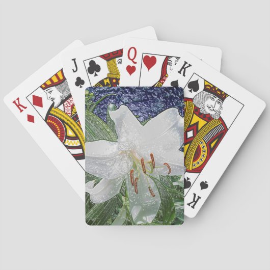 ホワイトリリートランプ トランプ (裏面)