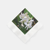 ホワイトリリーナプキンス 縁ありカクテルナプキン (角)