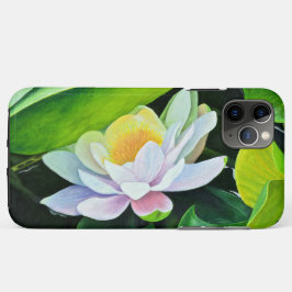 ホワイトリリーフローラ iPhone 11 PRO MAXケース