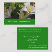 ホワイトリリー子供部屋名刺 名刺 (正面/裏面)