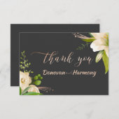 ホワイトリリー結婚ズ サンキューカード (正面/裏面)