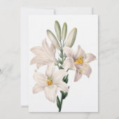 ホワイトリリー結婚ズ 招待状 (裏面)