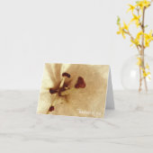 ホワイトリリー絵画の同情状カード カード (黄色い花)