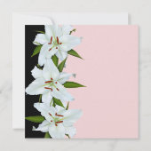 ホワイトリリー葬式のお知らせ 招待状 (裏面)