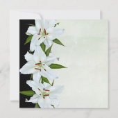 ホワイトリリー葬式のお知らせ 招待状 (裏面)