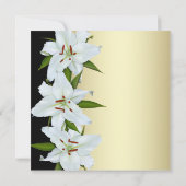 ホワイトリリー葬式のお知らせ 招待状 (裏面)