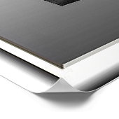 ホワイトリリー選択カラーポスター/キャンバス印刷 ポスター (角)