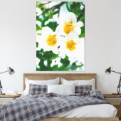 ホワイトリリー – カンジダム キャンバスプリント (インサイチュ (寝室))