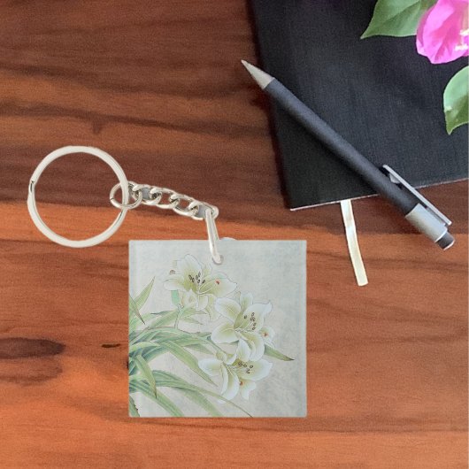 ホワイトリリー キーホルダー