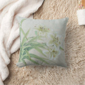 ホワイトリリー クッション (ブランケット)