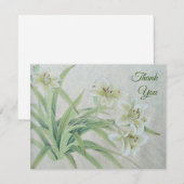 ホワイトリリー サンキューカード (正面/裏面)