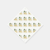 ホワイトリリー スタンダードカクテルナプキン (角)