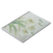 ホワイトリリー ノートブック (左側)