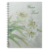 ホワイトリリー ノートブック (正面)