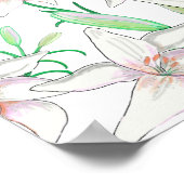 ホワイトリリー ポスター (角)