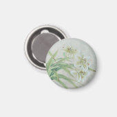 ホワイトリリー マグネット (正面/裏面)