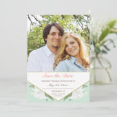 ホワイトリリー&ミントセーブザデートカード セーブザデート (スタンド正面)