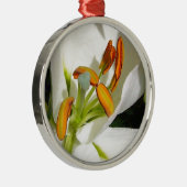 ホワイトリリー メタルオーナメント (右)