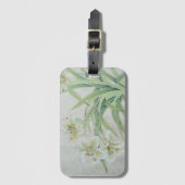 ホワイトリリー ラゲッジタグ (正面縦)