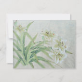 ホワイトリリー 出欠カード (正面)