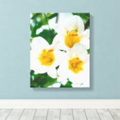 ホワイトリリー – 愛のシンボル キャンバスプリント (インサイチュ (ウッドフロア))