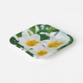 ホワイトリリー – 愛のシンボル ペーパープレート (傾斜あり)