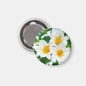 ホワイトリリー – 愛のシンボル マグネット (正面/裏面)