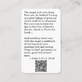 ホワイトリージュズホーリーカード 名刺 (裏面)