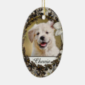 ホワイトリースペットメモリアル セラミックオーナメント (右)