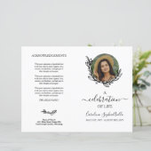 ホワイトリース写真お祝いのライフプログラム (スタンド正面)